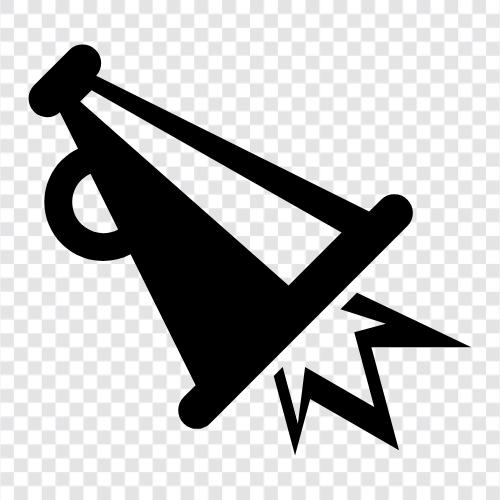 Öffentliches Adresssystem, PASystem, Megaphone symbol