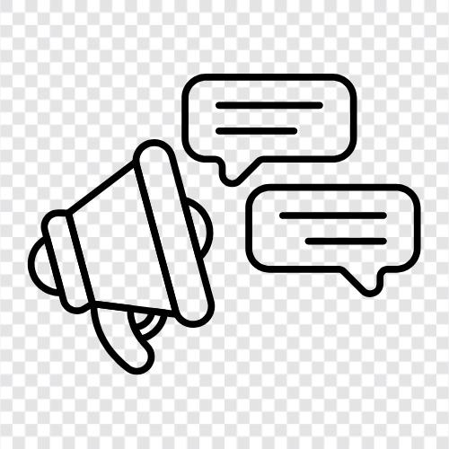halka açık konuşma, konuşma becerileri, halka açık konuşma ipuçları, konuşmacı iletişimi ikon svg