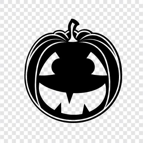 Kürbis, Halloween, Zucker, Schnitzen symbol