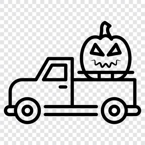Kabak taşıyıcılar, pumpkin römorklar, pumpkin kamyon ikon svg