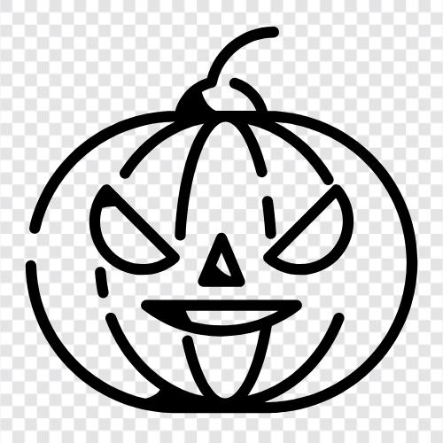 pumpkin, carving, lighting, holiday icon svg