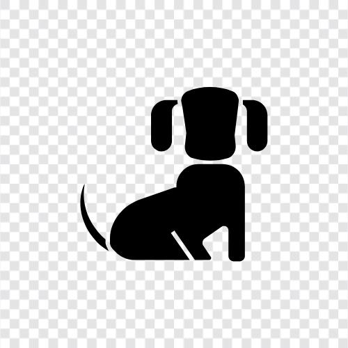 puppies, dog breeds, dog training, dog food icon svg