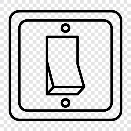 push button, toggle switch, slide switch, push button switch icon svg