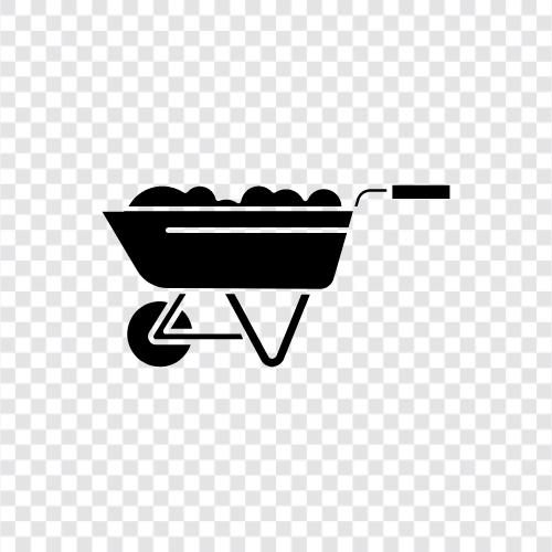 push, gardening, lawn, transportation icon svg