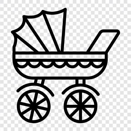 pushchair, bebek taşıyıcı, seyahat sistemi, jogging puset ikon svg
