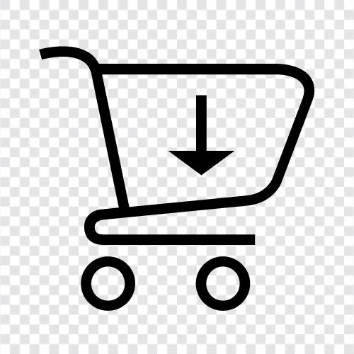 put product in cart, buy product in cart, shopping cart, online shopping icon svg