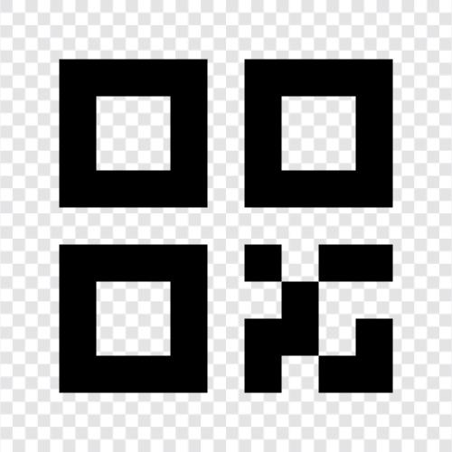 qr код, qrcode, штрихкод, 2d штрихкод Значок svg