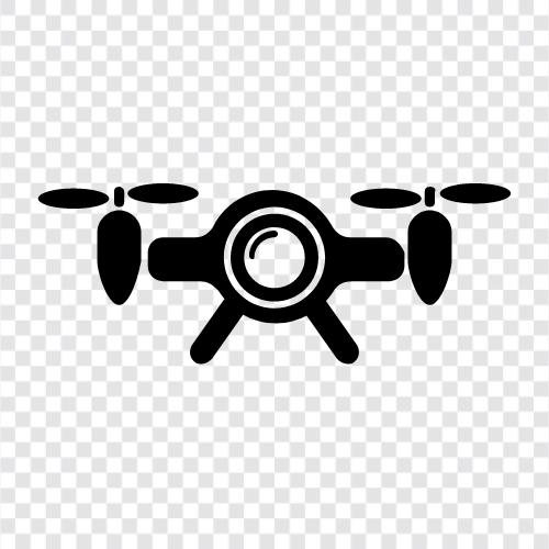 Quadcopter, Luftaufnahmen, Luftvideografie, Drohnenrennen symbol