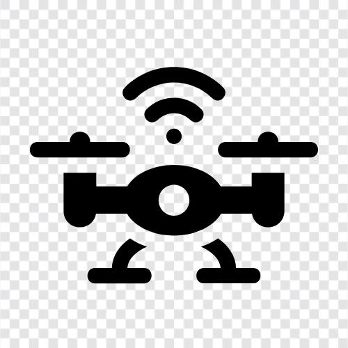 Quadcopter, Antenne, unbemanntes Luftfahrzeug, UAV symbol