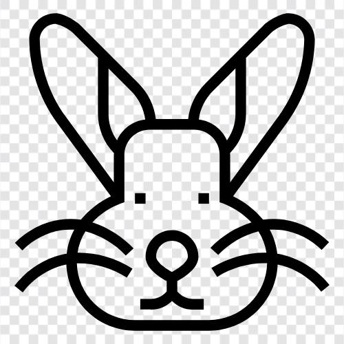 rabbit hole, bunny, Easter, baby rabbit icon svg