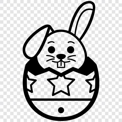 Kaninchenstern, Kaninchenschlüpfen, Kaninchenzucht, Kaninchenpflege symbol