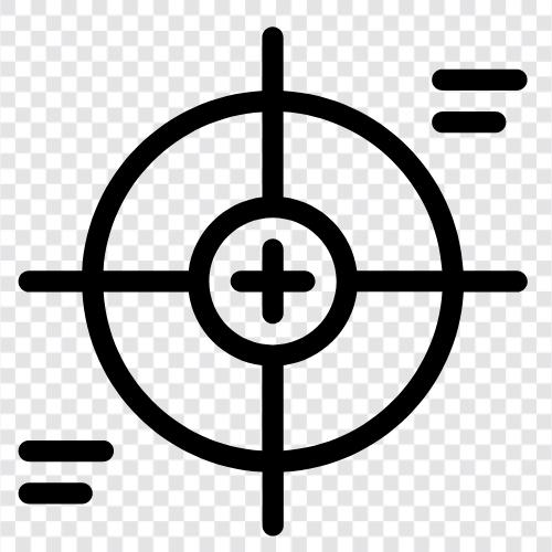 radar, sniper, crosshair help, crosshair software icon svg