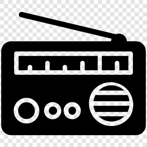 radyo programlama, radyo istasyonu, radyo programları, radyo istasyonları ikon svg