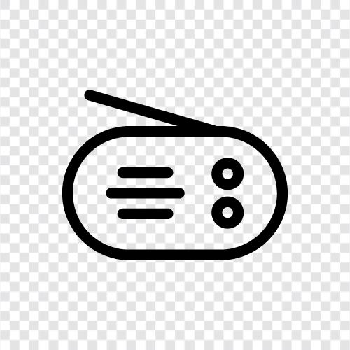 Radio Shack, Radiofrequency, Radio broadcasting, Radio programming icon svg