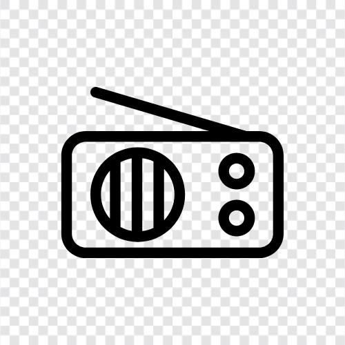 radio stations, internet radio, FM radio, AM radio icon svg