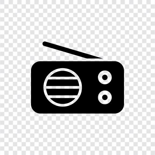 radio stations, FM radio, AM radio, digital radio icon svg