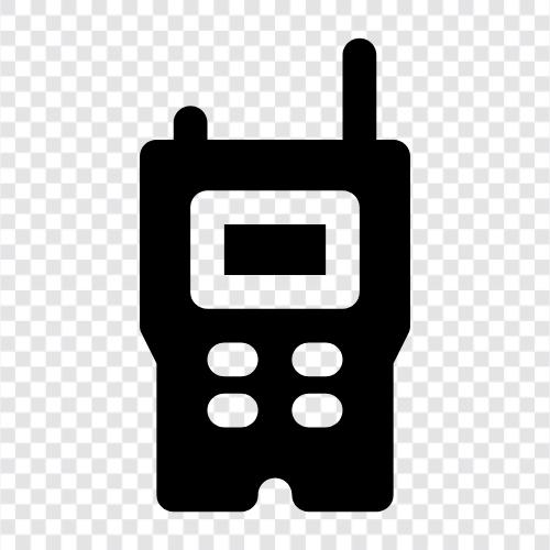 Funkgeräte, Walkie Talkie symbol