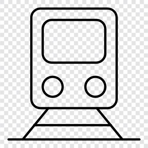 railroad, train, locomotive, railroads icon svg