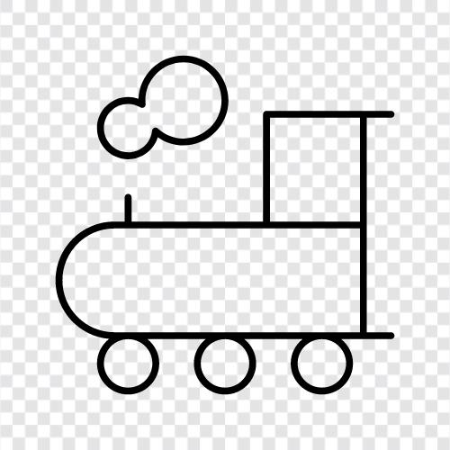 Железнодорожная, локомотивная, паровозная Значок svg