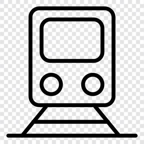 Railway, Train, Tram, Streetcar icon svg