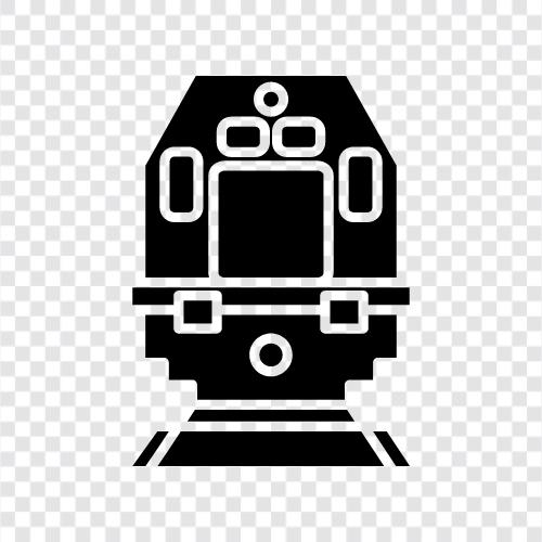 railway, locomotive, train station, train journey icon svg
