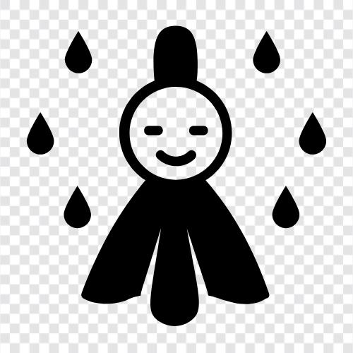 Regen, Puppen, Sammlerstücke, Anime symbol