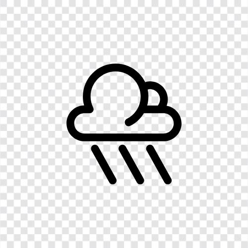 rainbows, umbrellas, thunderstorms, thunder icon svg