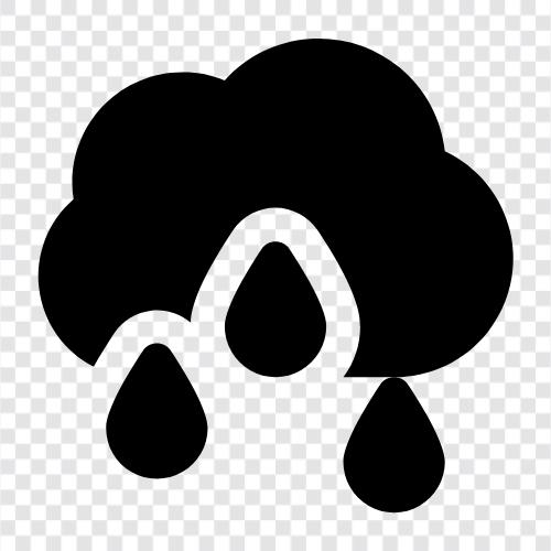 Regenbögen, Gewitter, Wolken, Niederschlag symbol