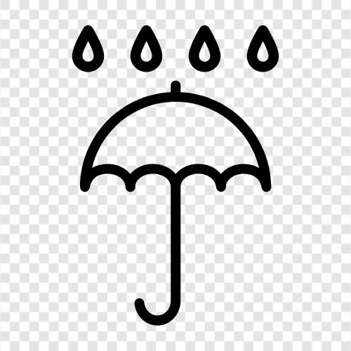 Regenmantel, Mantel, Regen, Schutz symbol