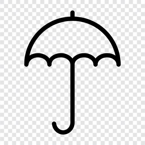 Regenmantel, Schutz, Unterschlupf, Regenschirm symbol