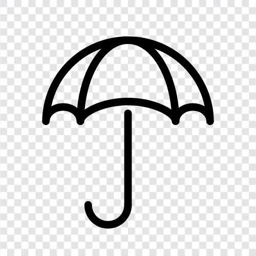 Regenmantel, Regen, Schutz, wasserdicht symbol