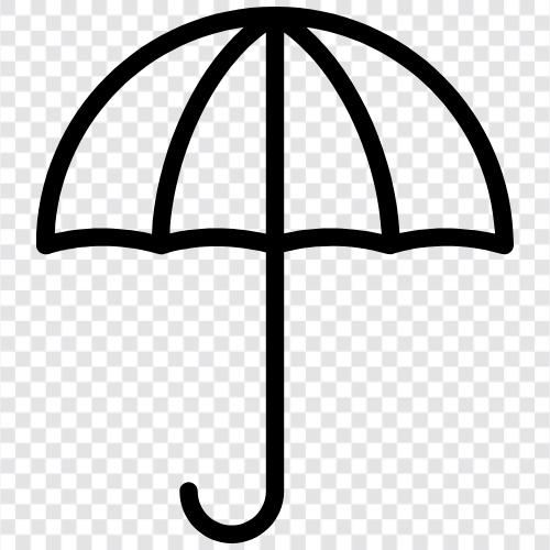 Yağmurluk, su geçirmez, dış mekan, Umbrella ikon svg