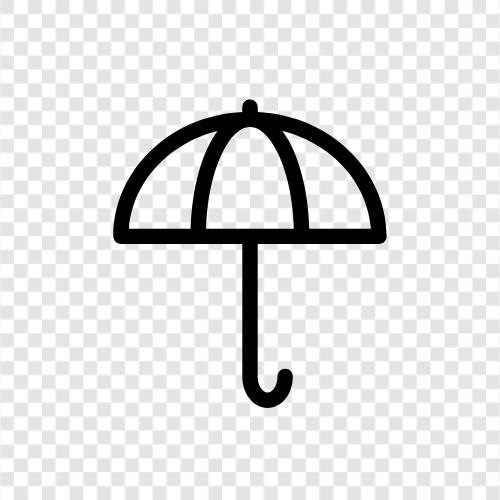 Regenmantel, Mantel, Regen, Wetter symbol