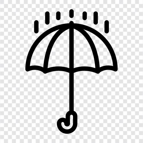 Regenmantel, Regenausrüstung, wasserdicht, Mantel symbol