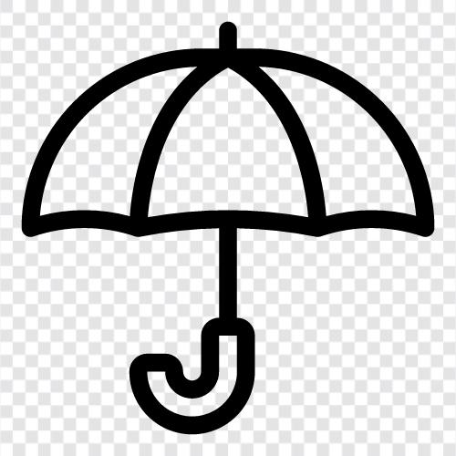 yağmurluk, yağmur, hava, koruma ikon svg
