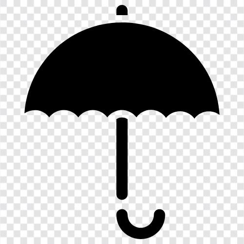 Regenmantel, wasserdicht, Schutz, Unterschlupf symbol