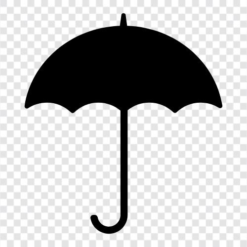 Regenmantel, Abdeckung, Schutz, vor dem Regen symbol