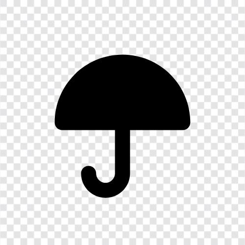 Regenmantel, Regen, Schutz, Schutz vor Regen symbol