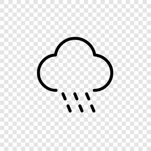 rainfall, thunderstorms, heavy rainfall, light rainfall icon svg