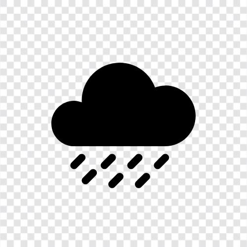 rainy day, rainy season, thunderstorms, weather icon svg