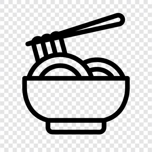 Ramen, Udon, Soba, Spaghetti symbol