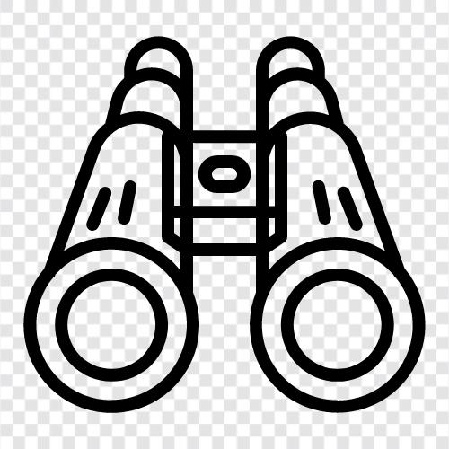 rangefinders, spotting scopes, astronomy, viewing icon svg