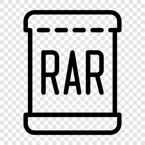 RAR5, архивы, сжатие, программное обеспечение Значок svg