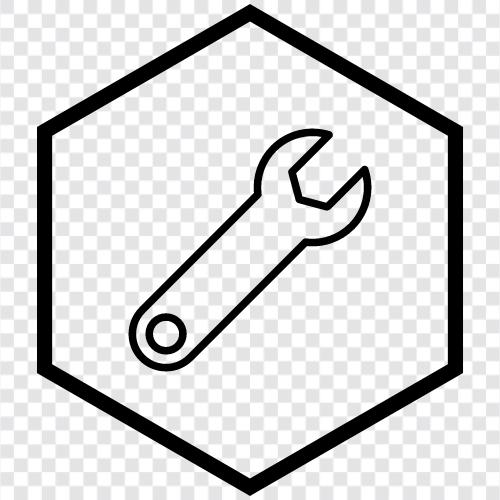 ratchet wrench, socket wrench, adjustable wrench, impact wrench icon svg