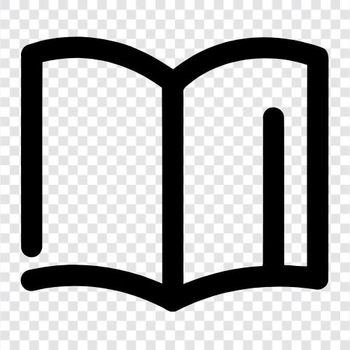 Reading, Literature, Authors, Books icon svg