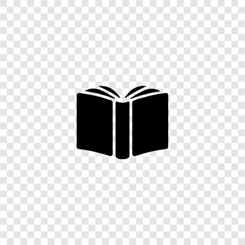 reading, novel, fiction, story icon svg