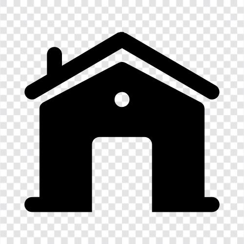 Immobilien, Haus, Umbau, Design symbol