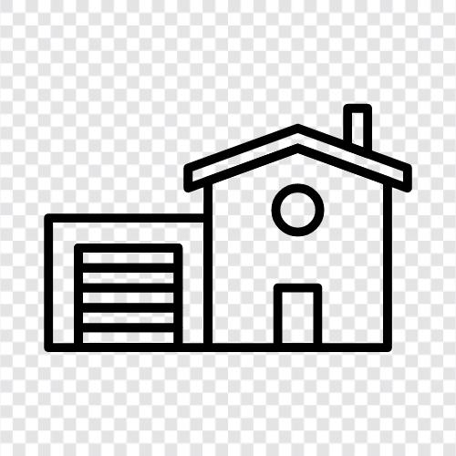 Immobilien, Haus, Grundstück, Immobilienverwaltung symbol