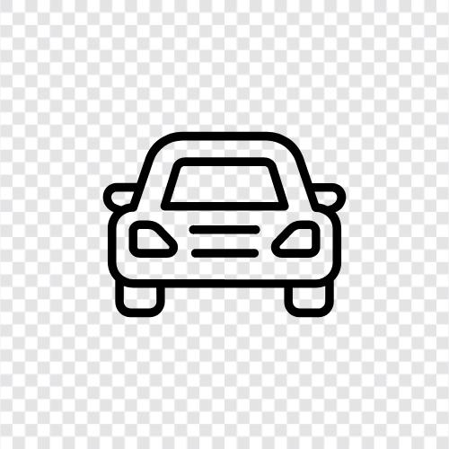 Hinterwagen, Auto, Automobil, Kraftfahrzeug symbol