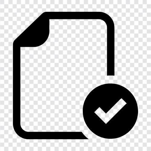 received file, received document, document accepted, document received icon svg